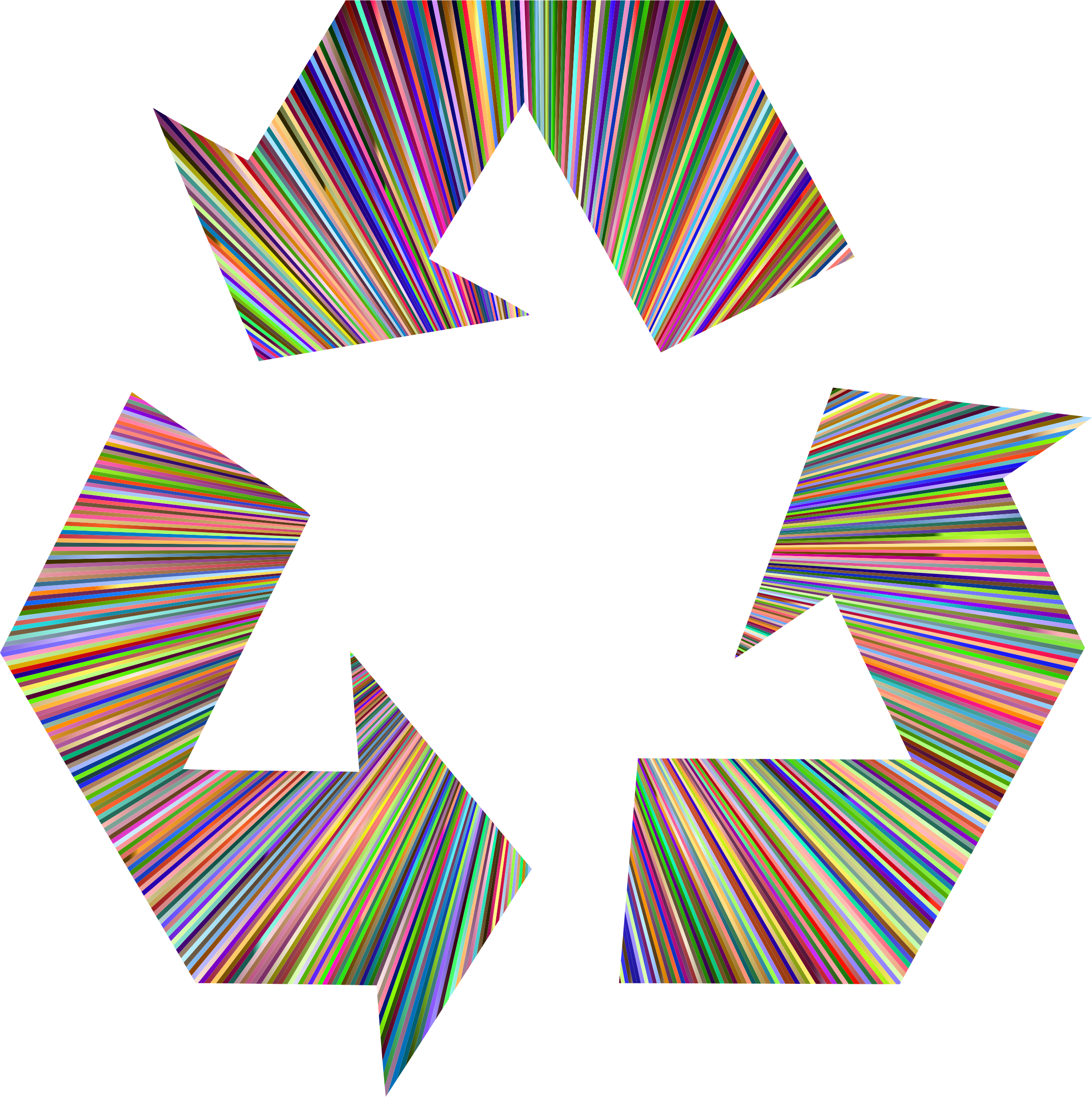 This Free Icons Png Design Of Chromatic Recycling Symbol (2326x2336), Png Download