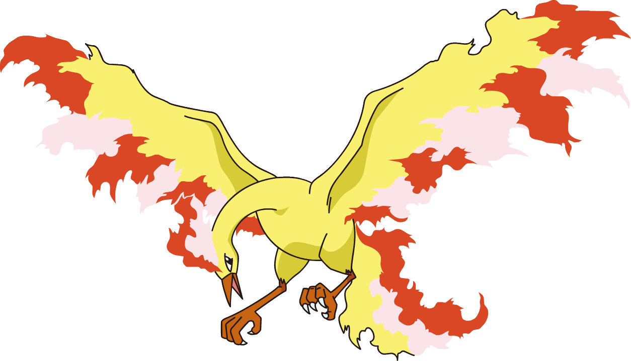 146moltres Ag Anime 3 - Pokemon Legendary Bird Moltres (1254x719), Png Download