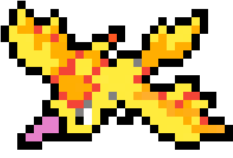 Moltres - Cartoon (1200x1200), Png Download