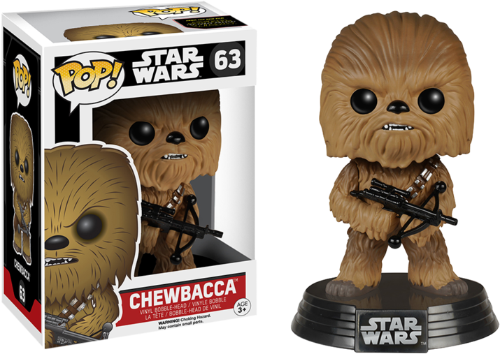 Star Wars The Force Awakens - Funko Chewbacca Star Wars Pop (768x548), Png Download