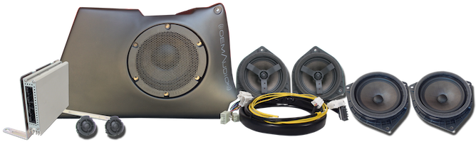 The Reference 450q Transforms Your Prius C Into A Finely - Toyota Prius C Speakers (715x326), Png Download