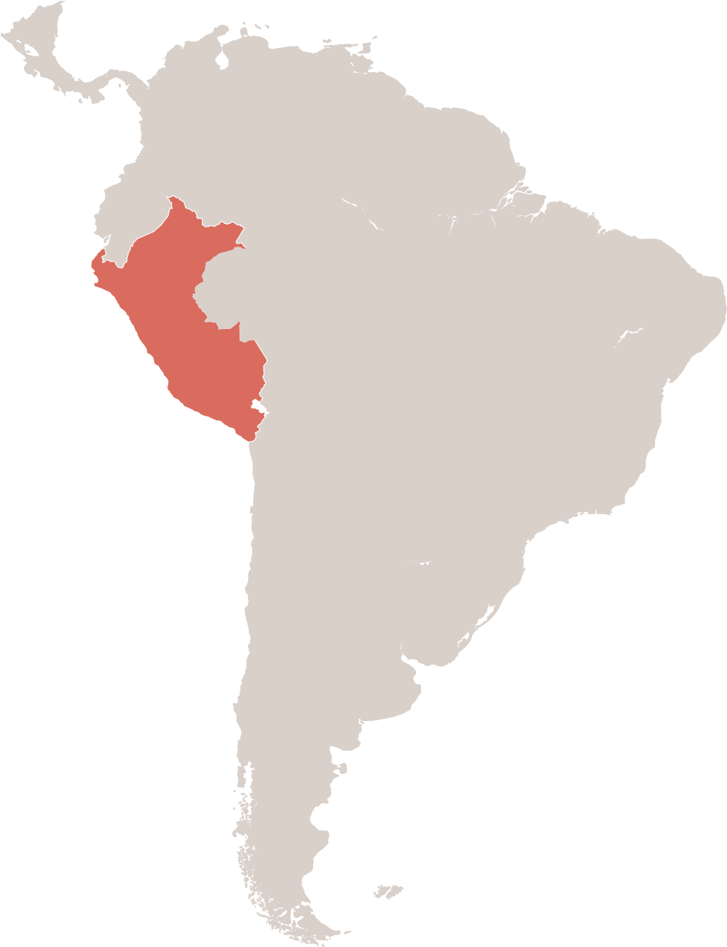 Peru South America Map (1256x1340), Png Download