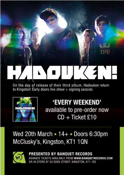 Hadouken / Release Show - Hadouken! (598x598), Png Download