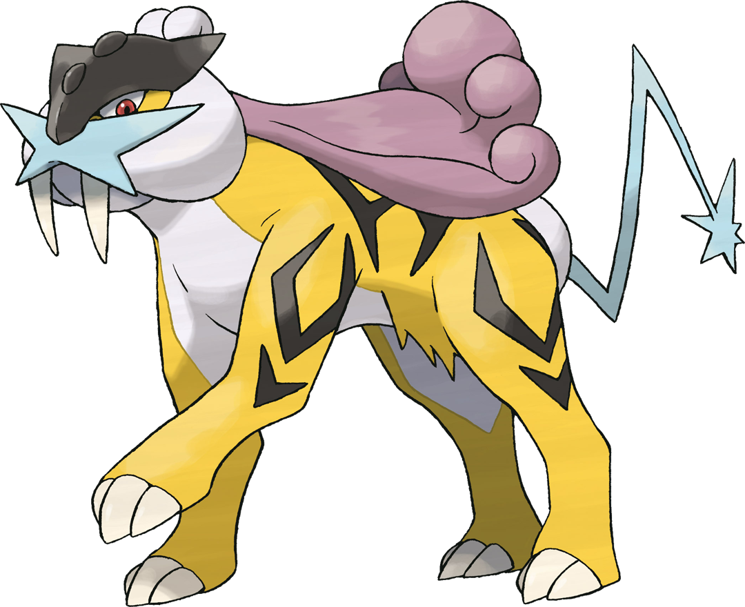 I Will Evaluate The Three Legendary Dogs - Raikou Bulbapedia (500x500), Png Download
