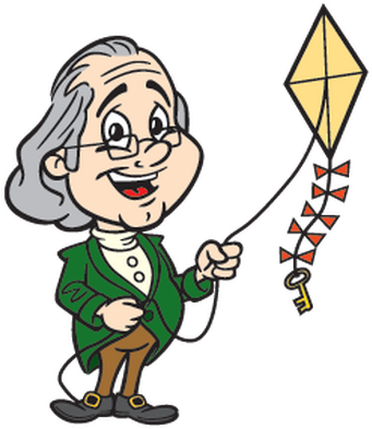 Ben Franklin Cartoons - Benjamin Franklin Cartoon Drawing (408x399), Png Download