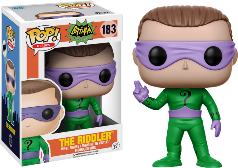 Riddler Pop Vinyl Figure - Riddler Funko Pop (768x542), Png Download