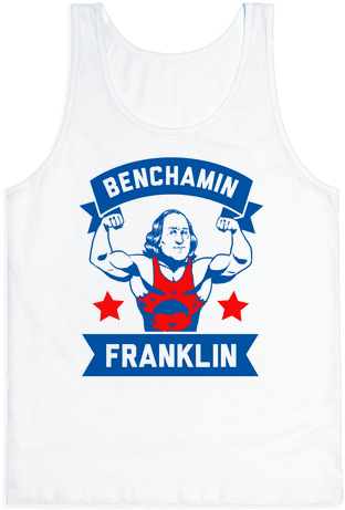 Benchamin Franklin Tank Top - George Washington Shake And Bake (484x484), Png Download