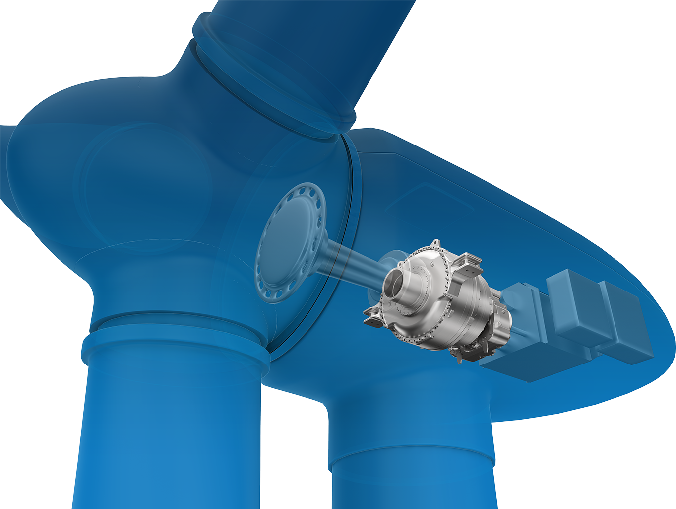 Zf Technology In Wind Turbines - Wind Turbine (1399x1024), Png Download