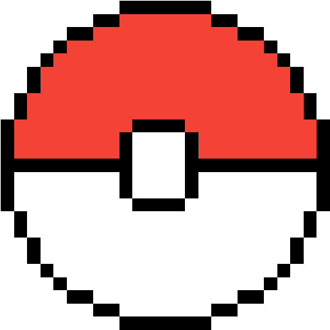Pokeball - Pixel Art Happy Face (592x592), Png Download