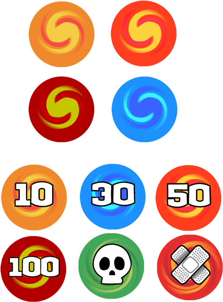 Pokemon Tcg Damage Counters Background By Aurora-alley - Pokemon Damage Counters (774x1032), Png Download