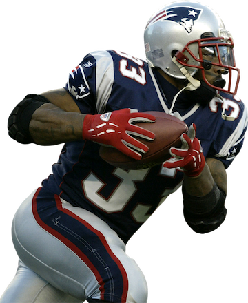 Kevin Faulk - Kevin Faulk Helmet (360x440), Png Download