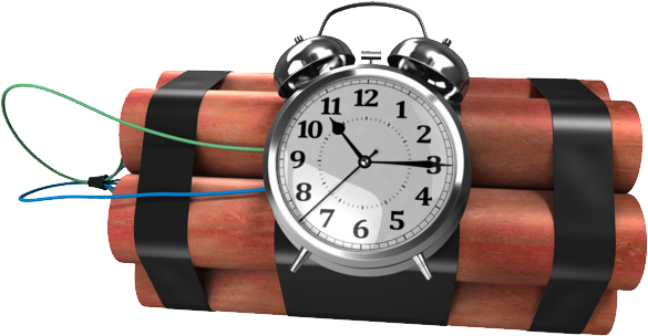 Time Bomb Png (585x304), Png Download