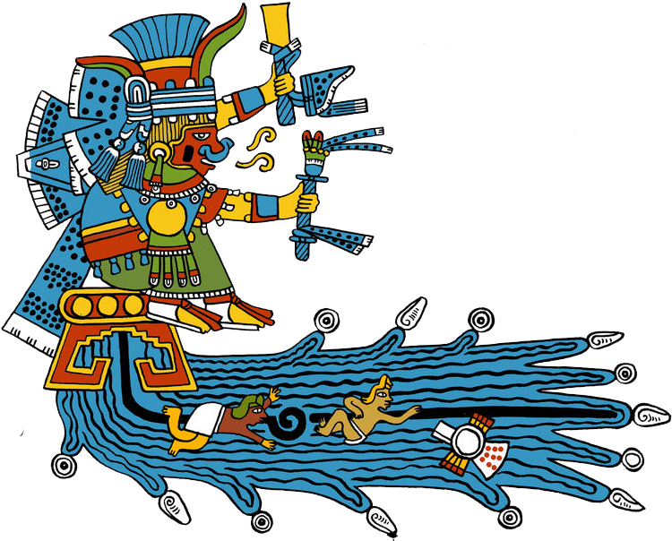Mexica - Chalchiuhtlicue Png (800x619), Png Download