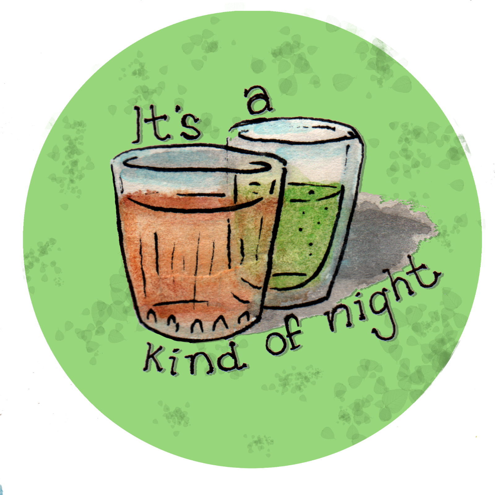 It Was A Bad Day, Which Means Whiskey - Illustration (1600x1600), Png Download