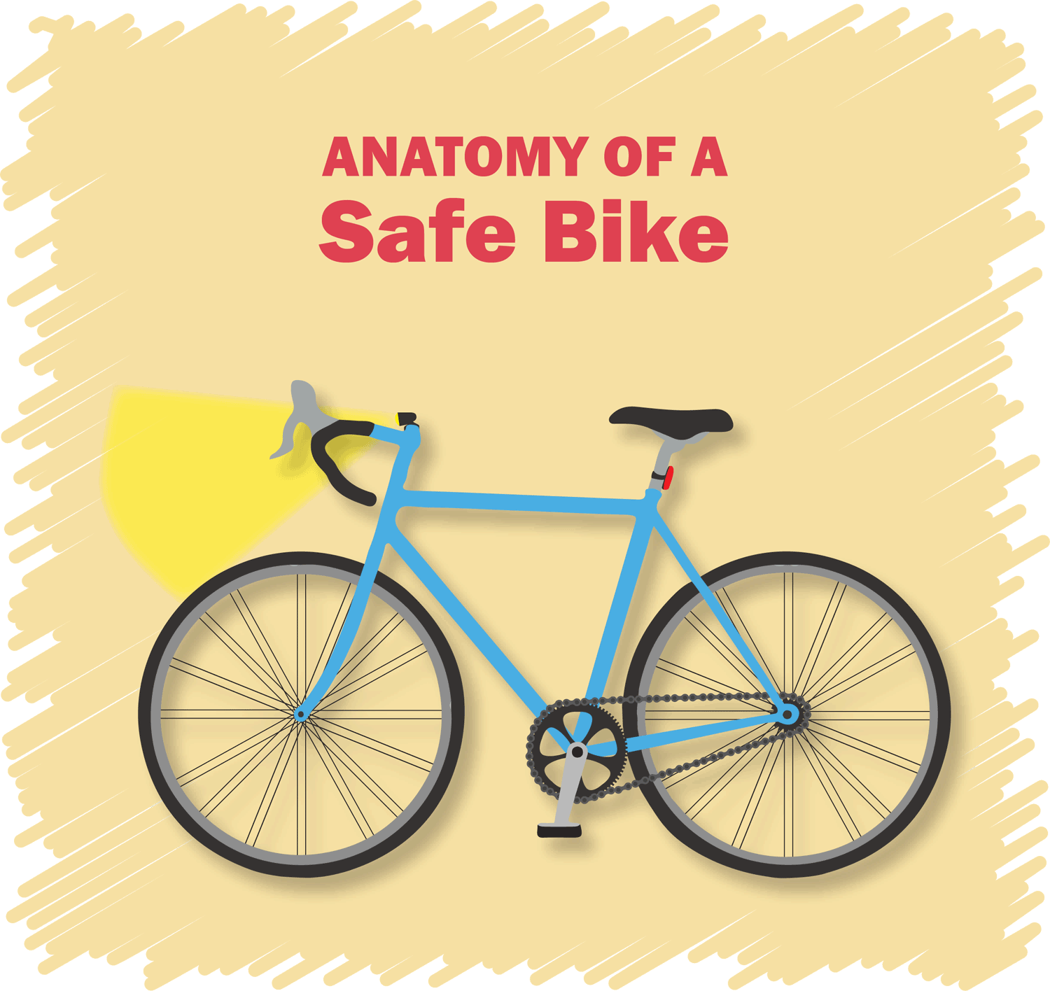 1 - Safe Bicycle (1500x1416), Png Download