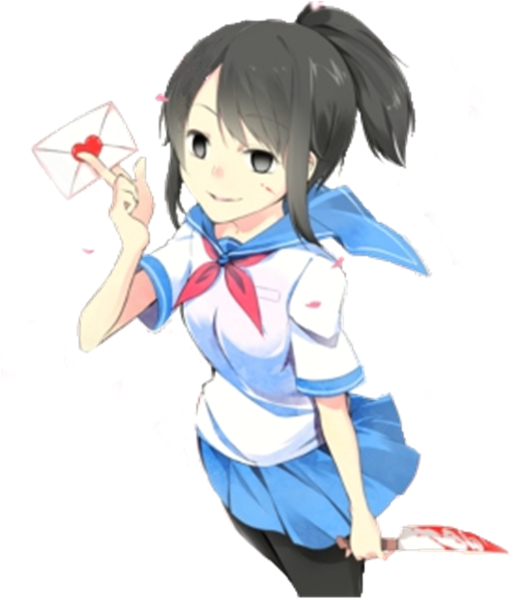 Yandere - Ayano Aishi (643x699), Png Download