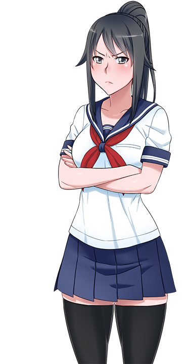 58ceb3f8a0c9d15ae76f0353 - Ayano Aishi Render (508x720), Png Download