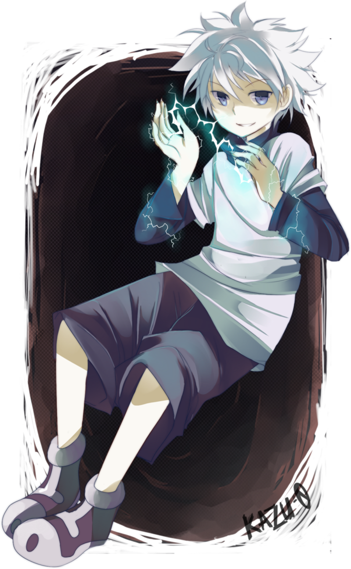 Killua Zoldyck By Ariieya On Deviantart - Killua Zoldyck (702x1136), Png Download