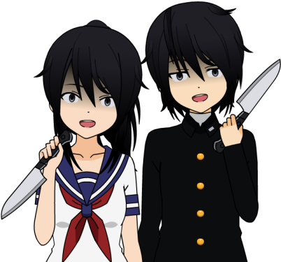 Google Search Board Pinterest - Yandere Simulator Senpai And Yandere (500x375), Png Download