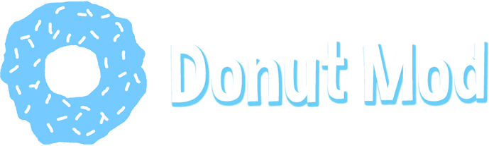 Donut Mod Is A Re-imagining Of The Original Simpsons - Doughnut (689x207), Png Download