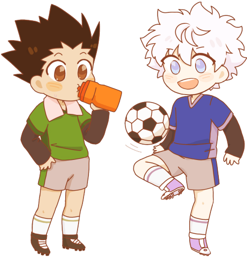 I Was Commissioned By @e-ck For Soccer Player Gon And - Music (500x519), Png Download
