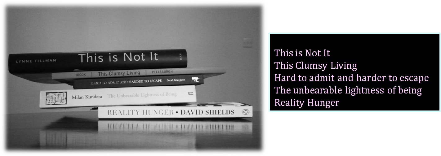 As Promised, Here Are My Own Poetic Book Spine Offerings - Self-help Book (1422x504), Png Download