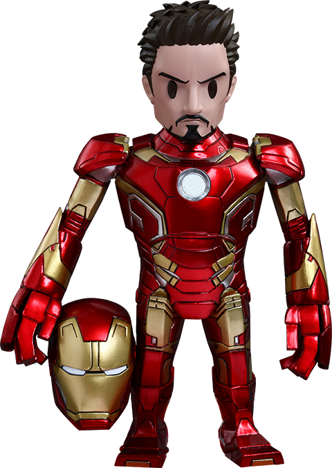 Hot Toys Tony Stark Mark Xliii Armor Version - Tony Stark Mark Xliii Armor Version - Artist Mix Marvel (480x676), Png Download