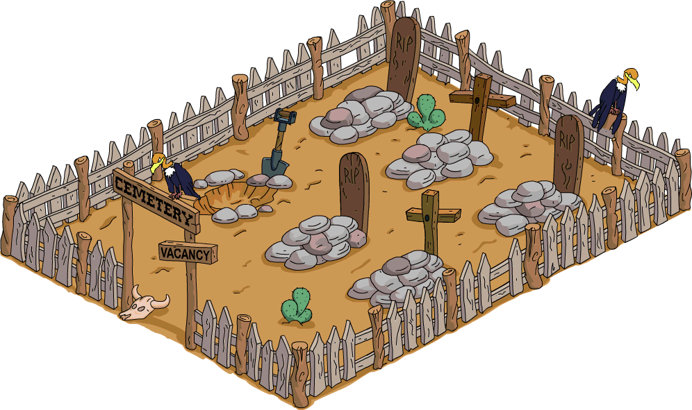 Frontier Cemetery Menu - Cemetery (996x591), Png Download