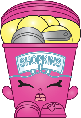 Shopkins Season 10 Mini Packs Frozen List Of Characters - スターウオ−ズ・ダースベイダー 2014 Shopkins Figures - Ice Cream Dream (495x504), Png Download