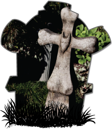 The Upturned Grave Of Sparky From Disney's Film Frankenweenie - Haunted Mansion Pet Cemetery Graves (530x456), Png Download