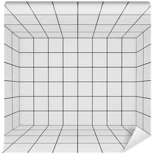 White Space With Perspective Grid , 3d Wall Mural • - Architecture (400x400), Png Download