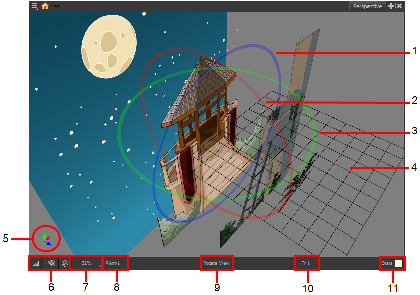 Perspective View - Perspective (851x604), Png Download