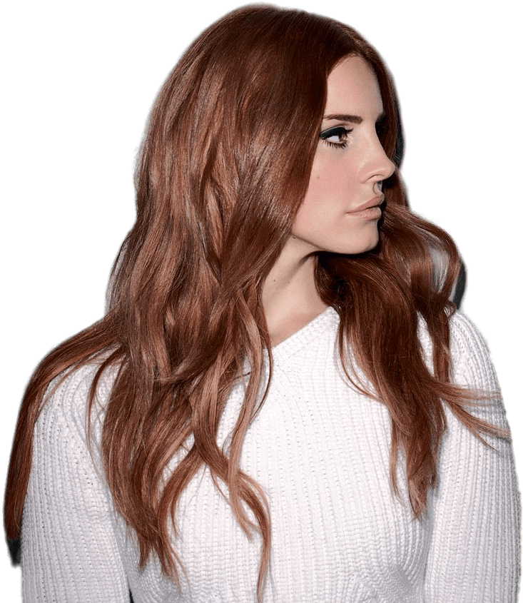 Music Stars - Lana Del Rey Hair Color (866x1024), Png Download