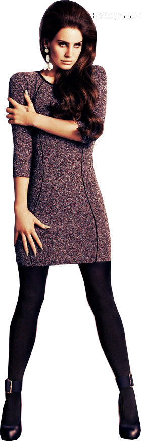 Mdg Lana Del Rey Png 3 - Lada Del Rey Men Of The Year (279x872), Png Download