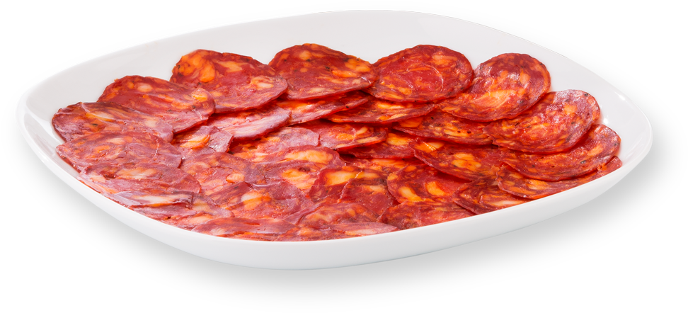 Plato De Chorizo Iberico (990x500), Png Download