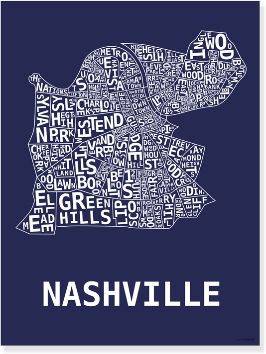Banner Freeuse Nashville Hood Tank The Shop Print - Nashville (800x800), Png Download