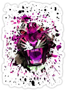Tiger Roar - Tiger Roar Beach Towel (375x360), Png Download