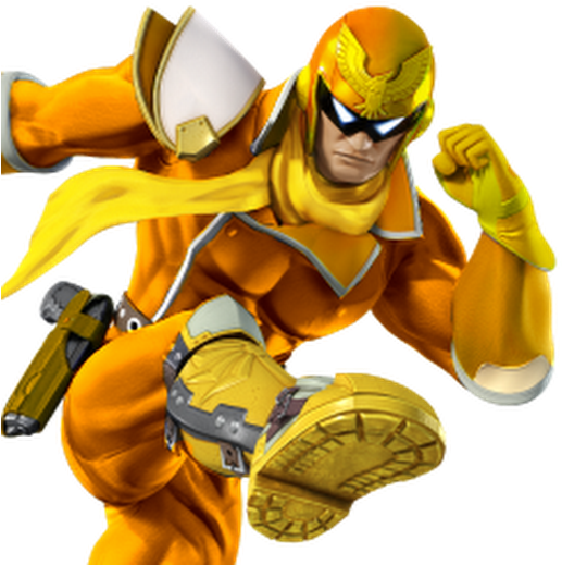 Amiibo Super Smash Bros. Captain Falcon Wii U (530x530), Png Download