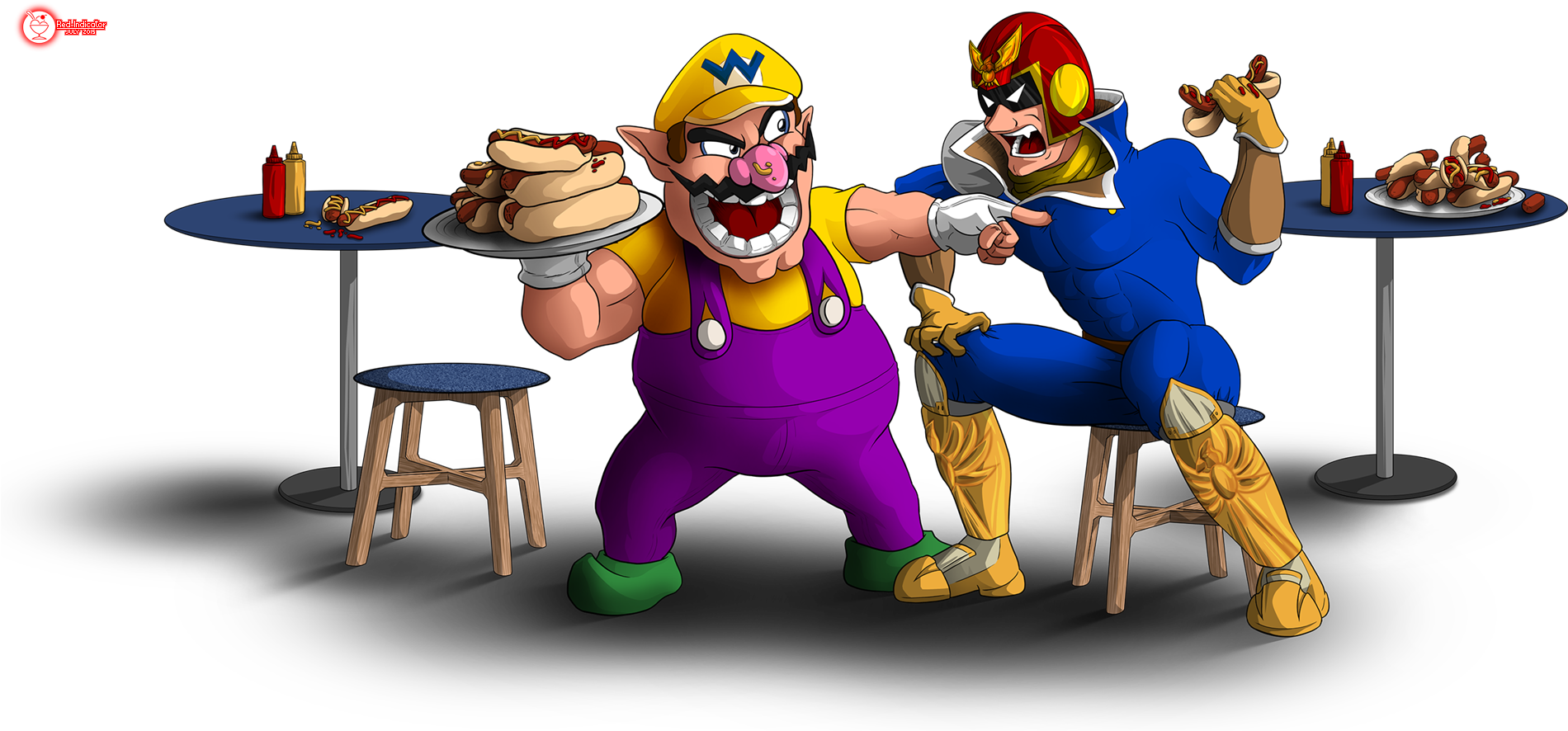 Captain Falcon And Fox - Captain Falcon Brawl (1920x900), Png Download