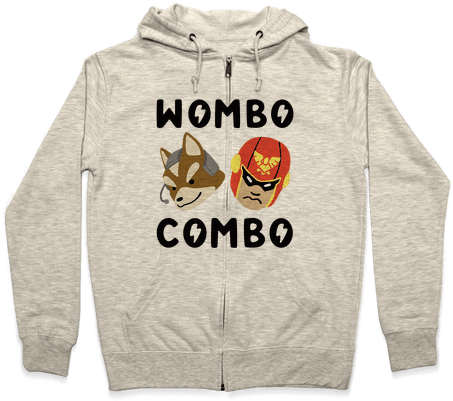Fox And Captain Falcon Zip Hoodie - Dog Ghost Hoodie: Funny Hoodie From Lookhuman. Funny (484x484), Png Download