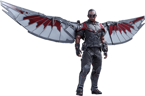 Civil War - Falcon: Captain America Civil War: Hot Toys (600x600), Png Download