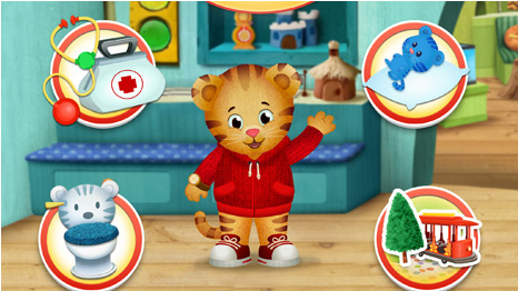 Posted By Pbs Publicity On Aug 29, 2012 At - Birthday Party Game - Pin The Tail On Daniel Tiger (640x360), Png Download