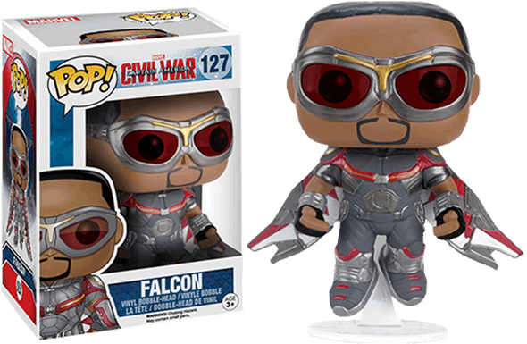 Civil War - Captain America Pop Vinyl (600x600), Png Download