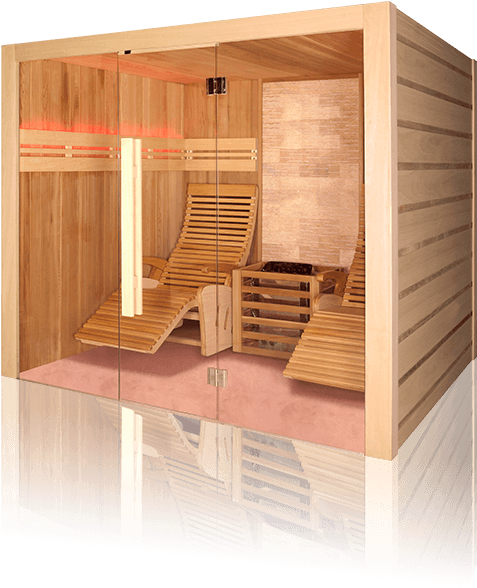 Sauna Alto Stone - Sauna Exterieur Rectangulaire 2 Personnes (618x842), Png Download