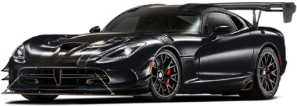 Venom Black Venom Black Venom Black - Dodge Viper (500x256), Png Download