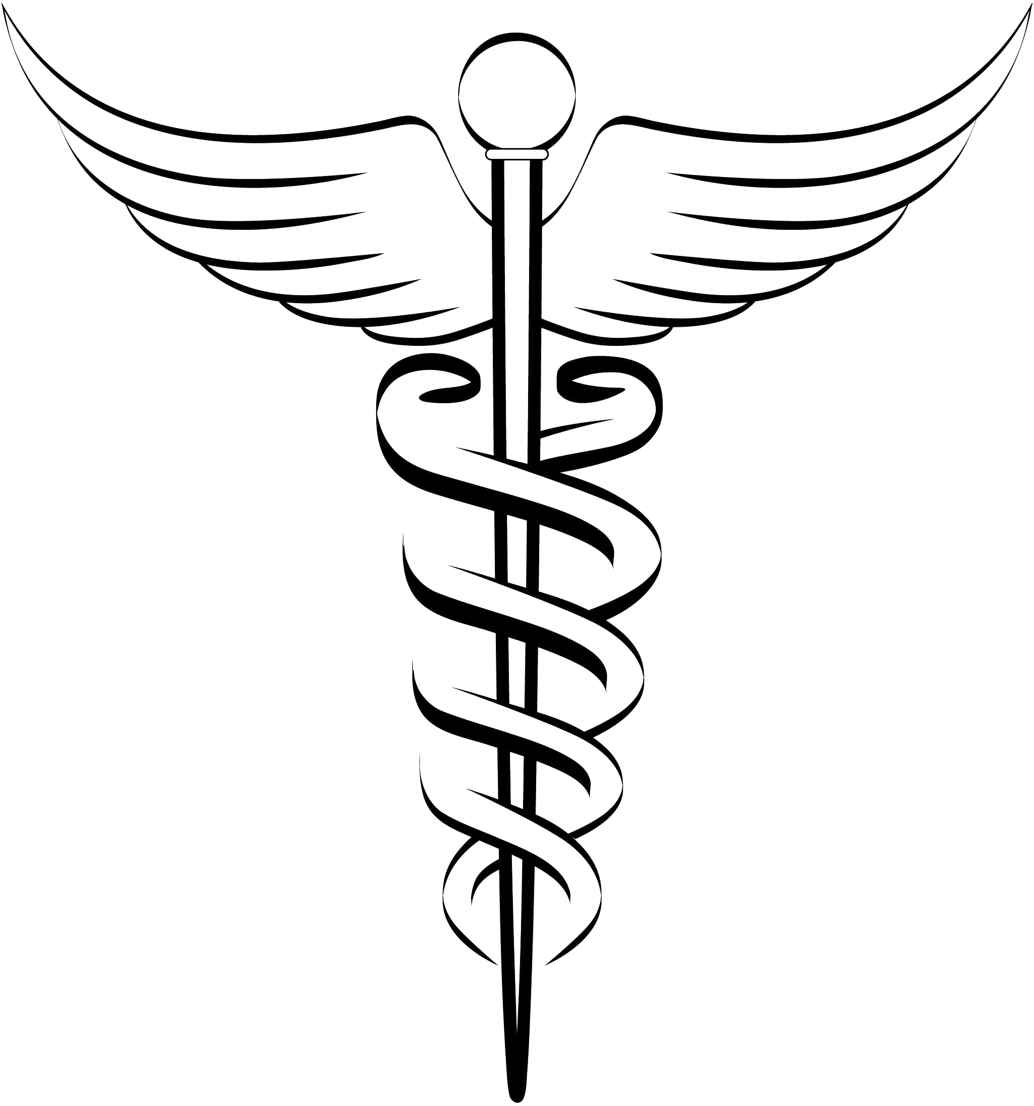 Caduceus Dna (2056x2200), Png Download