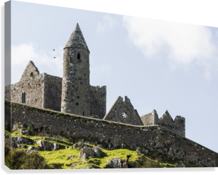 Ancient Stone Ruin With Stone Wall, Turret And Church - Posterazzi Ancient Stone Ruin With Stone Wall Turret (429x344), Png Download