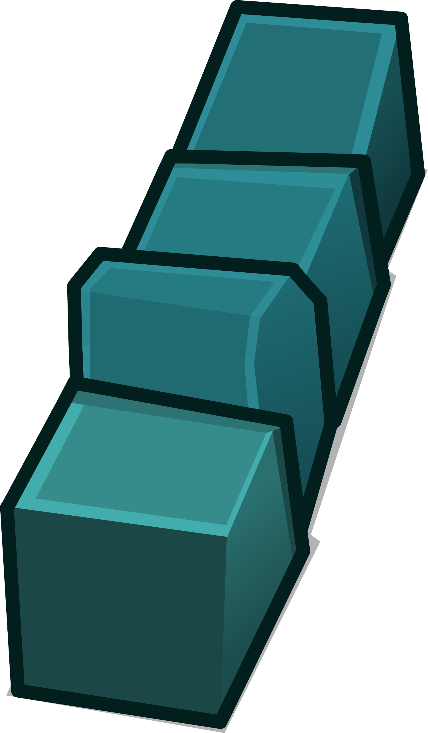 Stone Wall Sprite 010 - Stone Wall Club Penguin (1501x2573), Png Download