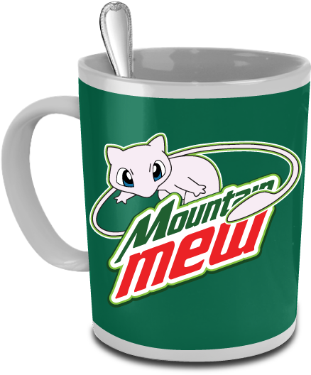 Mountain Mew The Pokemon Mug - Pokémon Mug (565x565), Png Download