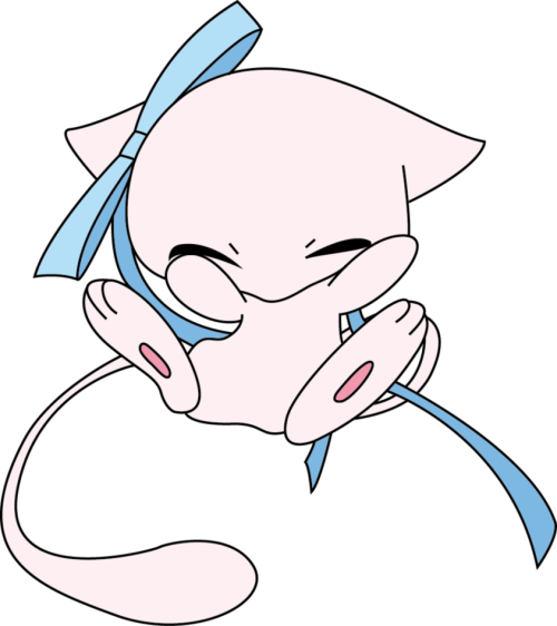 Cute Transparent Mew For Your Blog - Cartoon (500x562), Png Download
